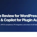 Banner for AI code review using Claude and Copilot on WordPress plugins