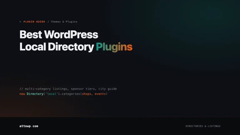 Best WordPress Local Directory Plugins 2026 guide cover