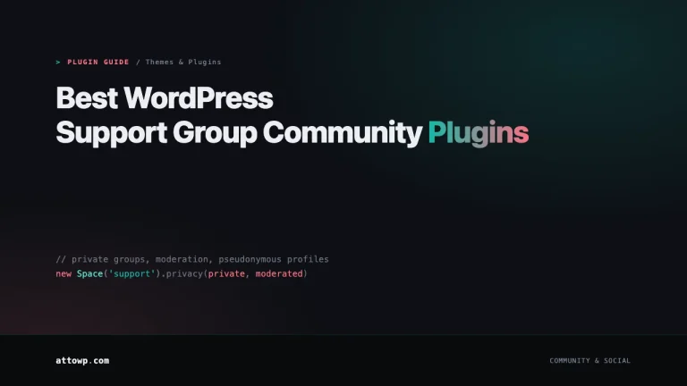 Best WordPress Support Group Community Plugins 2026 guide cover